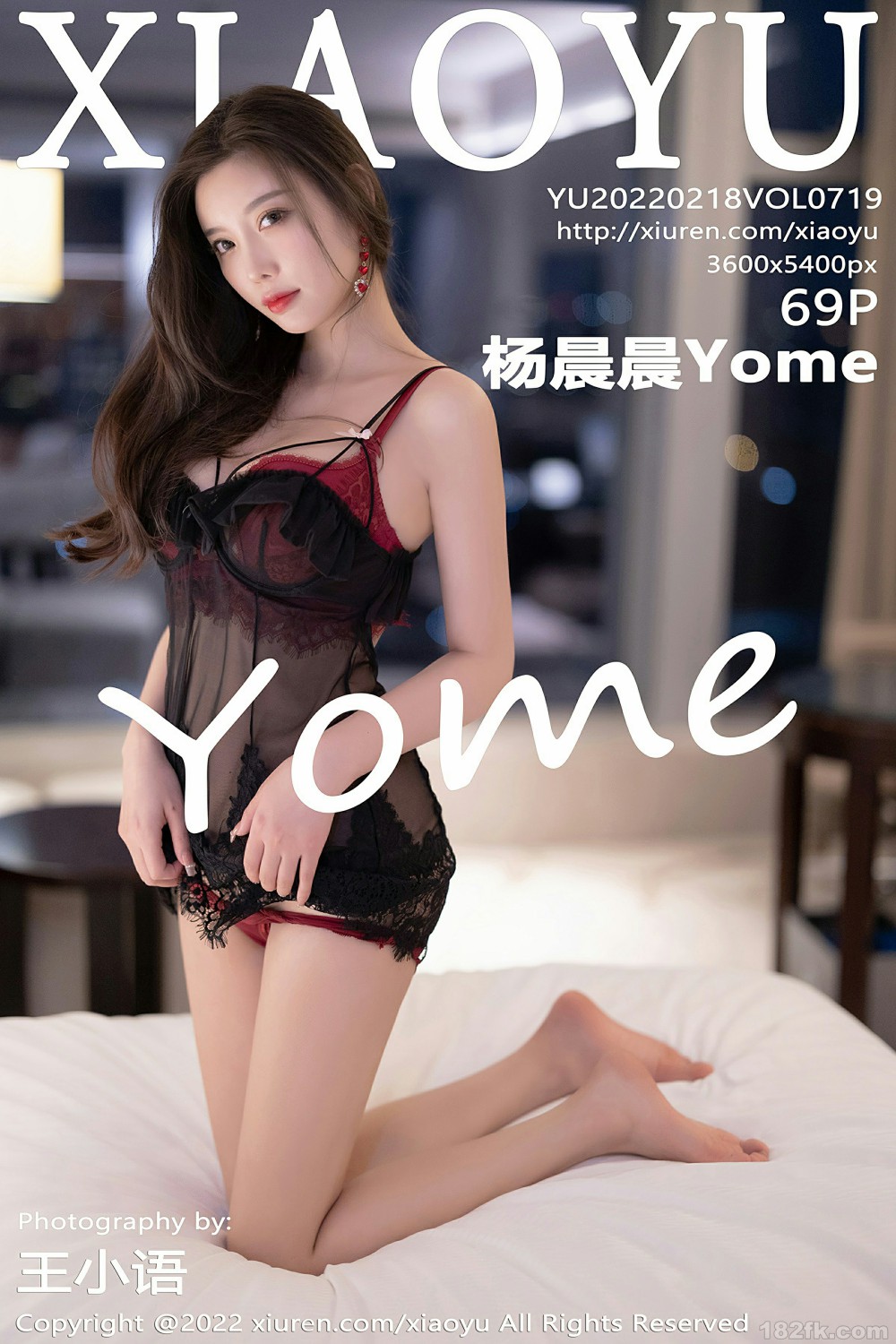 [XIAOYU语画界] 2022.02.18 VOL.719 杨晨晨Yome 性感蕾丝